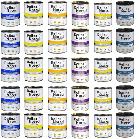 DOLINA NOTECI Premium MIX 6 PŘÍCHUTÍ - mokré krmivo pro psy - 30x800g - Fotogalerie 1