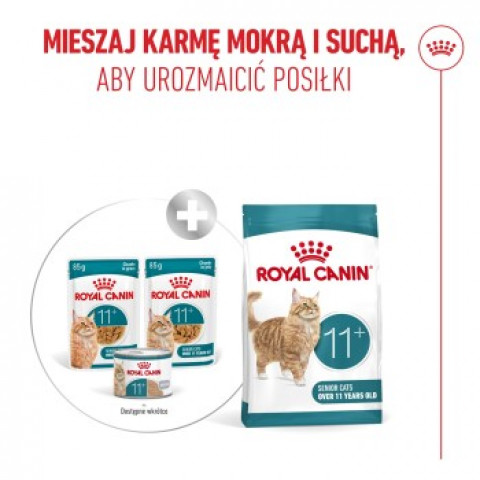 ROYAL CANIN Ageing 11+ Chunks in gravy - mokré krmivo pro kočky - 12x85g - Fotogalerie 7