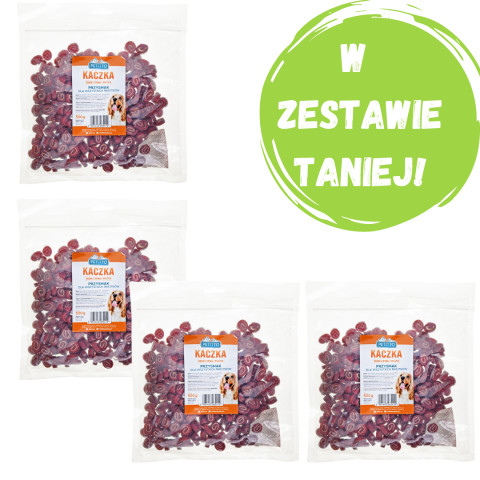 PETITTO Sushi s rybou a kachnou - pamlsek pro psy - 4x500g - Fotogalerie 1