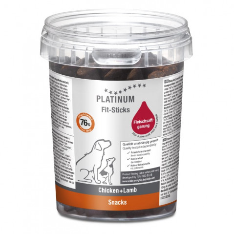 PLATINUM Fit-Sticks Chicken+Lamb - pamlsek pro psa - 300g - Fotogalerie 1