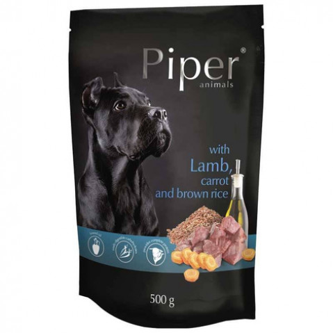 PIPER Animals with lamb, carrot and brown rice - vlhké krmivo pro psy - 500g - Fotogalerie 1