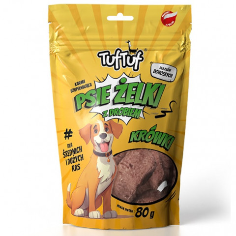 TUF TUF Dog Jelly - fudge MIX 3 příchutě - pamlsek pro psy - 12x80g - Fotogalerie 2