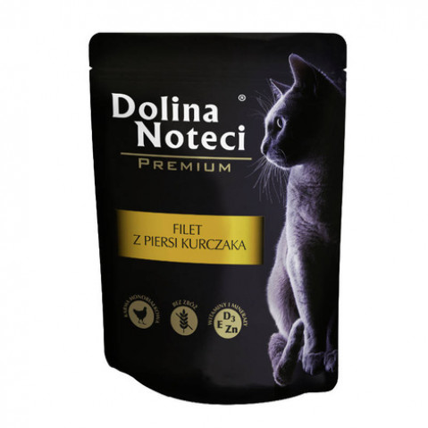 DOLINA NOTECI Premium Chicken breast fillet - mokré krmivo pro kočky - 85g - Fotogalerie 1