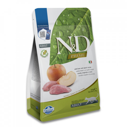FARMINA N&D Prime Cat Boar and Apple Adult - suché krmivo pro kočky - 300 g - Fotogalerie 10