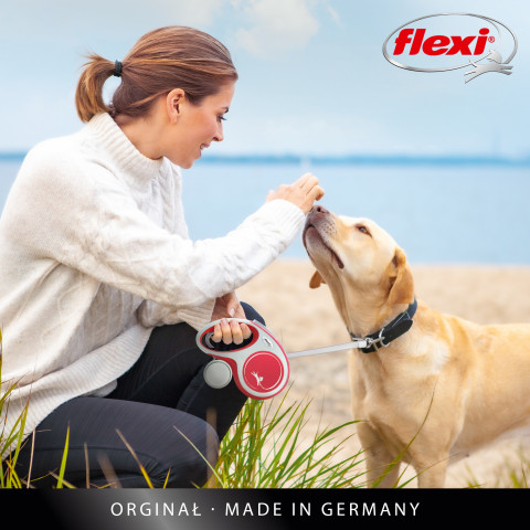 Flexi New COMFORT 8 m Černá, Šedá Pes Zatahovací vodítko - Fotogalerie 2