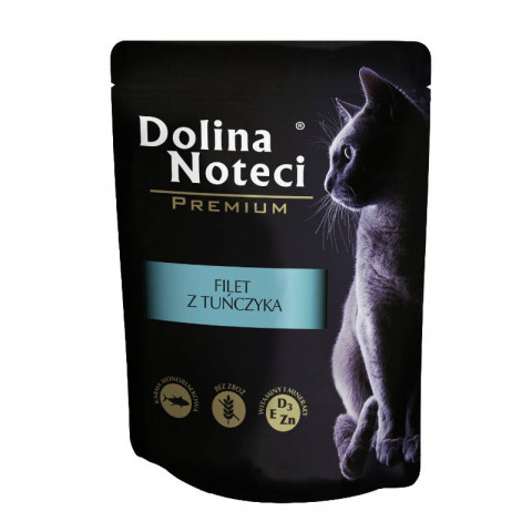 DOLINA NOTECI Premium Filet z tuňáka v omáčce - mokré krmivo pro kočky - 85 g - Fotogalerie 1