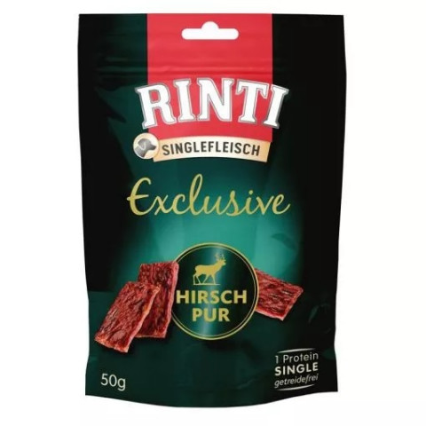 RINTI Singlefleisch Exclusive Deer - pamlsek pro psa - 50g - Fotogalerie 1