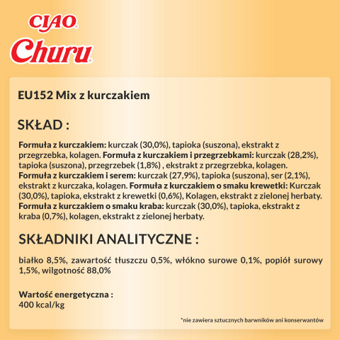 INABA Churu Varieties Chicken - pamlsek pro kočky - 50 x 14g - Fotogalerie 2