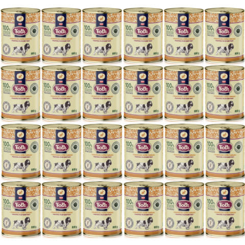 FOLK Staropolská hostina z králíka – mokré krmivo pro psy – 24x800g - Fotogalerie 1