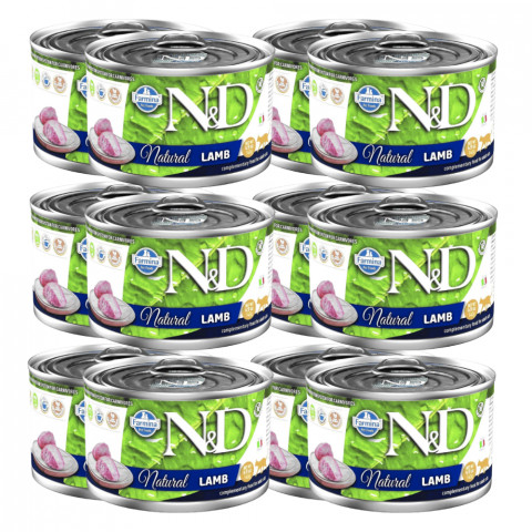 FARMINA N&D Cat Natural Lamb - vlhké krmivo pro kočky - 12x140 g - Fotogalerie 1
