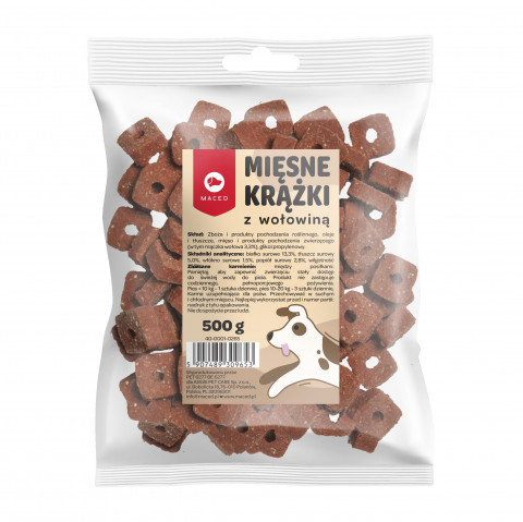 MACED Masové kuličky s hovězím masem pro psy - 500 g - Fotogalerie 1