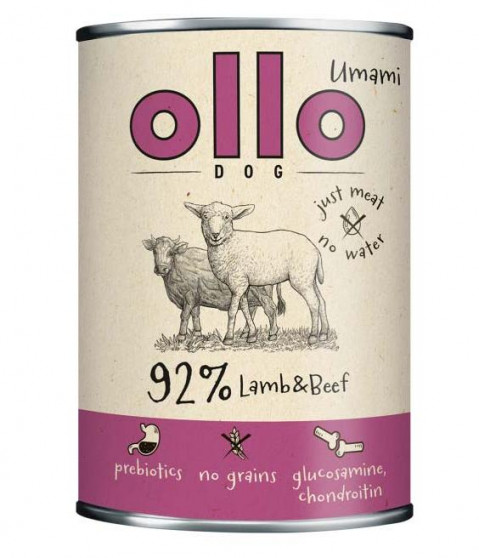 OLLO Umami Lamb and beef - vlhké krmivo pro psy - 400g - Fotogalerie 1