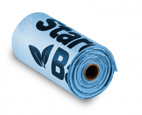 STARCHBAG Kompostovatelné BIO sáčky na exkrementy 11x15 ks. Modrý - Fotogalerie 2