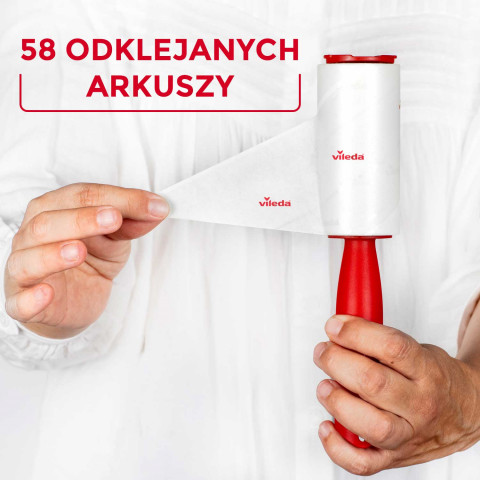 VILEDA Pet Pro Váleček na odstraňování srsti, vlasů a drobných nečistot + ZDARMA! Ručník z mikrovlákna Vileda PET PRO M 70x45 cm - Fotogalerie 17