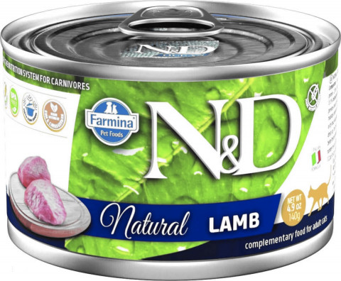 FARMINA N&D Cat Natural Lamb - vlhké krmivo pro kočky - 6x140 g - Fotogalerie 3