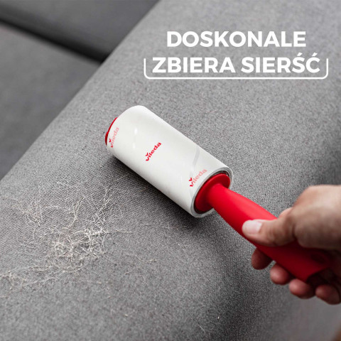 VILEDA Pet Pro Váleček na odstraňování srsti, vlasů a drobných nečistot + ZDARMA! Ručník z mikrovlákna Vileda PET PRO M 70x45 cm - Fotogalerie 16