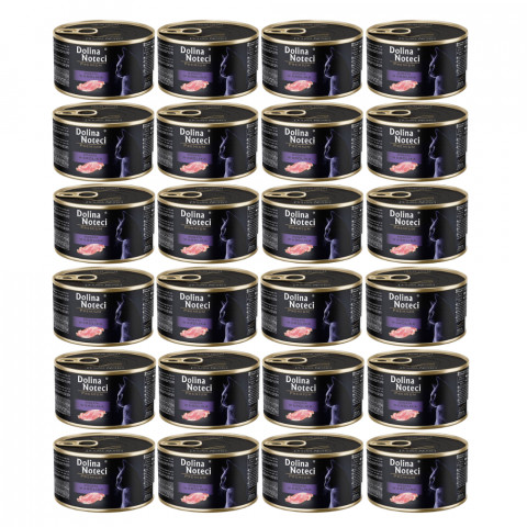 DOLINA NOTECI Premium mokré krmivo pro kočky bohaté na králíky - 24x185g - Fotogalerie 1