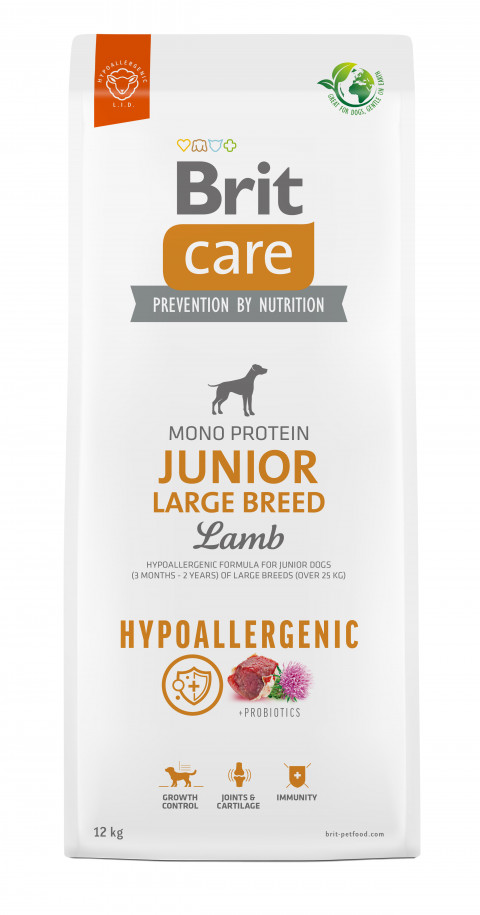 BRIT Care Hypoallergenic Junior Large Breed Lamb - suché krmivo pro psy - 12 kg - Fotogalerie 1