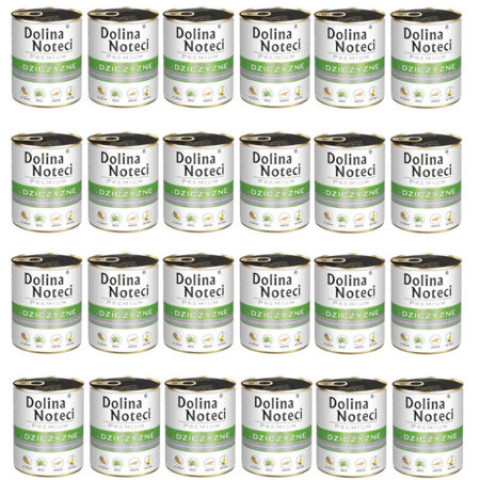 DOLINA NOTECI Premium bohatá na zvěřinu - mokré krmivo pro psy - 24x800g - Fotogalerie 1