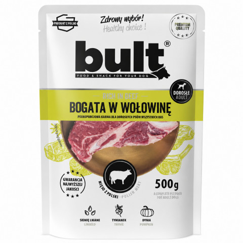 BULT Bohatá na hovězí – mokré krmivo pro psy – 24x500g - Fotogalerie 3