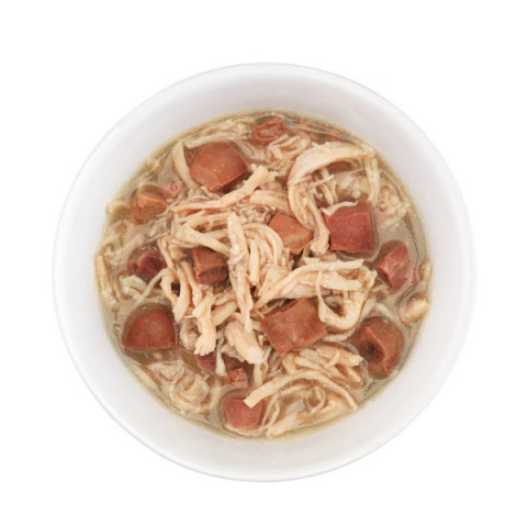 SCHESIR After dark Chicken in broth - mokré krmivo pro kočky - 80g - Fotogalerie 3