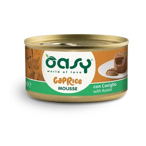 OASY Caprice Mousse Rabbit - mokré krmivo pro kočky - 85g - Fotogalerie 1