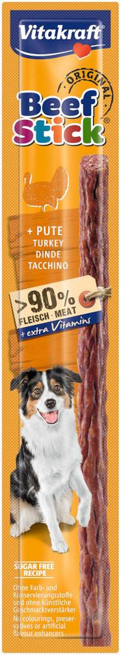 VITAKRAFT Beef Stick with turkey - pochoutka pro psy - 12 g - Fotogalerie 1