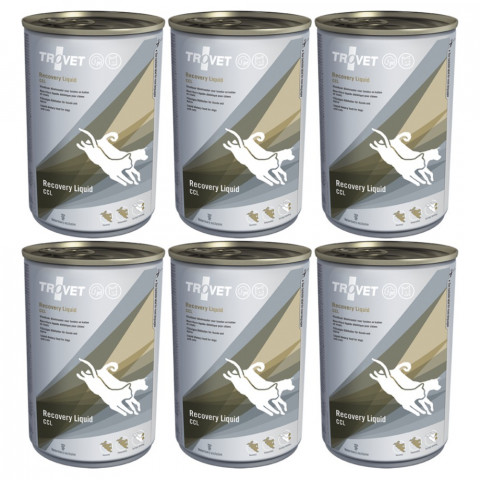 TROVET Recovery Liquid CCL – mokrá krmivo pro psy a kočky – 6x400 g - Fotogalerie 1