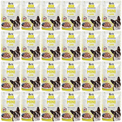 BRIT Care Mini Jehněčí - mokré krmivo pro psy - 24x85g - Fotogalerie 1