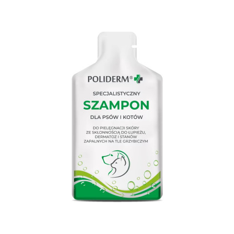 JM SANTE Poliderm - šampon pro psa a kočku - 15 ml - Fotogalerie 1