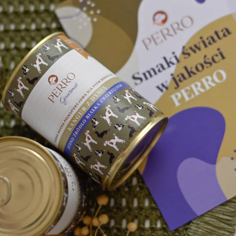 PERRO Gourmet Kangaroo with pumpkin - vlhké krmivo pro psy - 400g - Fotogalerie 2