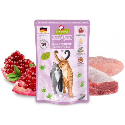 GRANATAPET DeliCATessen Lamb and turkey - mokré krmivo pro kočky - 85g - Fotogalerie 2