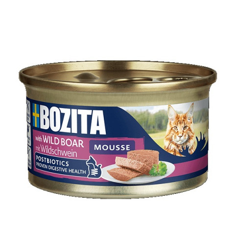BOZITA Mousse Wild boar - mokré krmivo pro kočky - 85g - Fotogalerie 1