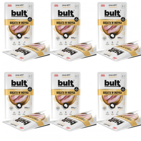 BULT Mokré krmivo pro psy bohaté na mleté krůtí maso - 6x500g - Fotogalerie 1