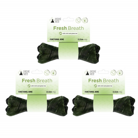 PAKA ZWIERZAKA Pepe Vet Fresh Breath - pamlsek pro psy - 3x13,5 cm - Fotogalerie 1