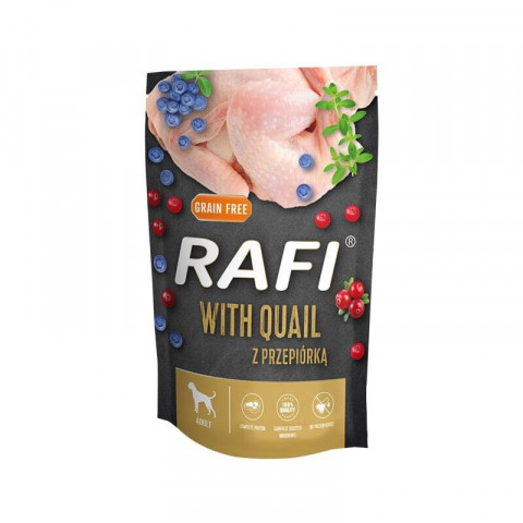 DOLINA NOTECI Rafi with quail - vlhké krmivo pro psy - 500g - Fotogalerie 1