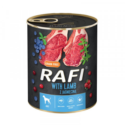DOLINA NOTECI Rafi MIX CHUTÍ – mokré krmivo pro psy – 30x800g - Fotogalerie 5