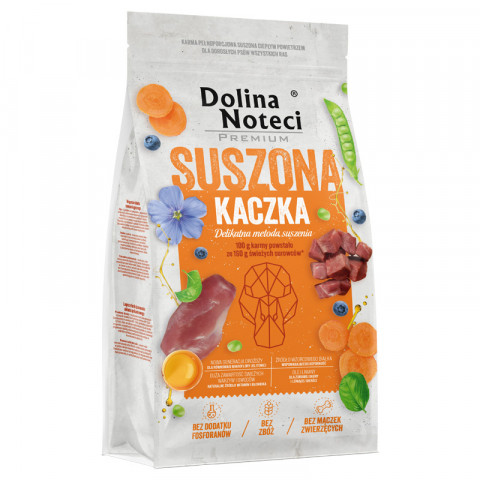 DOLINA NOTECI Premium Dried Duck - sušené krmivo pro psy - 9kg - Fotogalerie 1