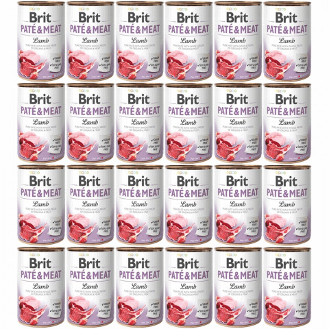 BRIT Paté & Meat Lamb mokré krmivo pro psy - 24x400g - Fotogalerie 1