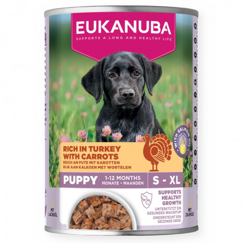 EUKANUBA Life Care Puppy Rich in turkey with carrots - vlhké krmivo pro psy - 400g - Fotogalerie 1