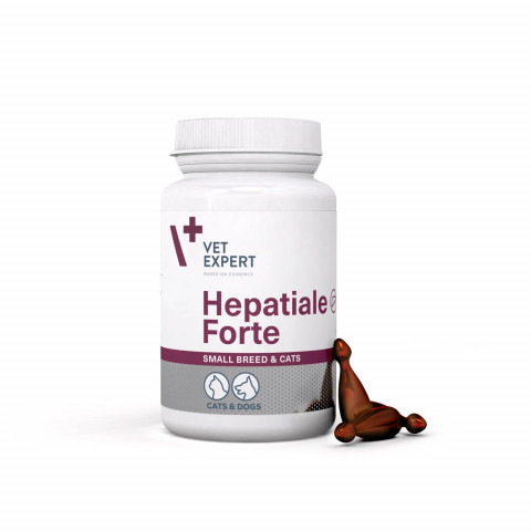 VETEXPERT Hepatiale forte Small breed - doplňky stravy pro psy a kočky - 40 tablet - Fotogalerie 1