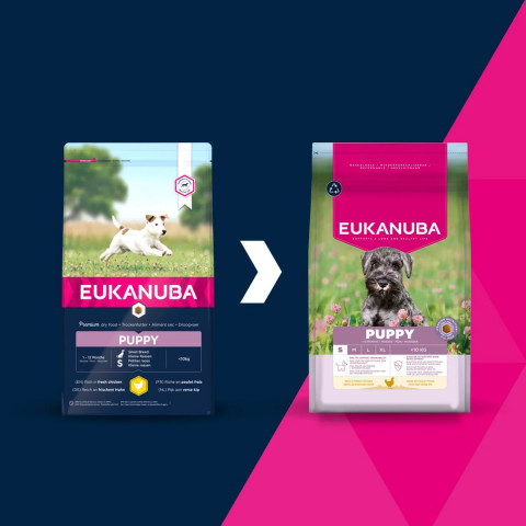 EUKANUBA Puppy Small Rich in chicken- suché krmivo pro psy - 3kg - Fotogalerie 2