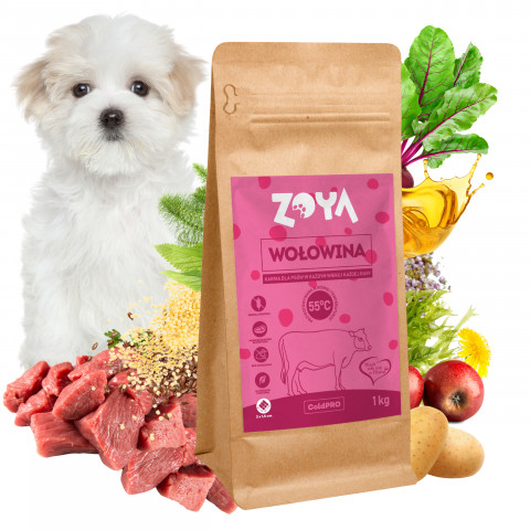 ZOYA ColdPRO Beef - suché krmivo pro psy - 1kg - Fotogalerie 2