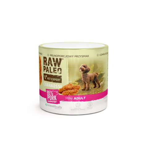 VETEXPERT Raw Paleo Cabanossi Pork Mini - pamlsek pro psa - 100g - Fotogalerie 1
