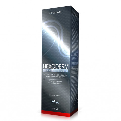 EUROWET Hexoderm Excellence - šampon pro psy a kočky - 200 ml - Fotogalerie 1