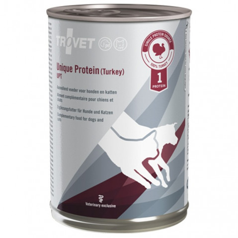 TROVET Unique Protein UPT Krůta Mono - mokré krmivo pro psy a kočky - 400 g - Fotogalerie 1