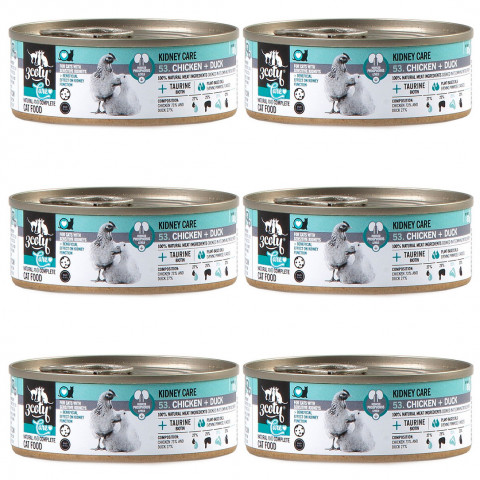 3COTY Chicken with duck Kidney care - mokré krmivo pro kočky - 6x80g - Fotogalerie 1