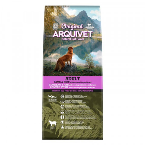 ARQUIVET Original Adult Lamb with rice - suché krmivo pro psy - 12kg - Fotogalerie 3
