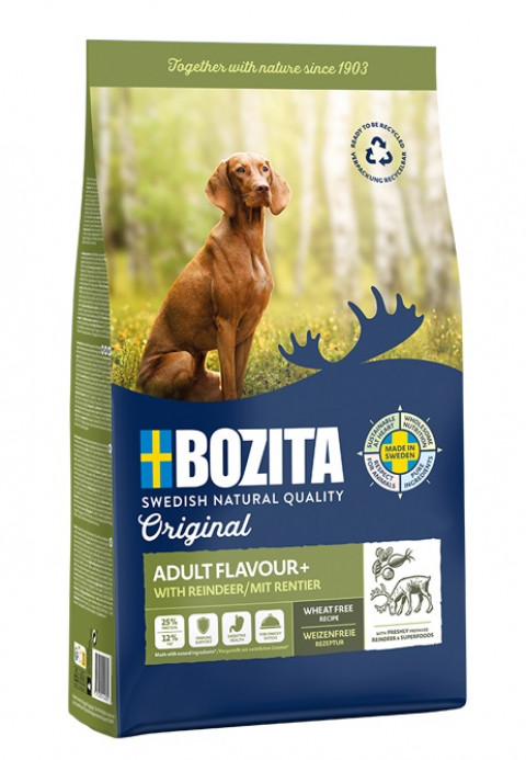 BOZITA Original Adult Flavour+ Reindeer - suché krmivo pro psy - 12kg - Fotogalerie 1