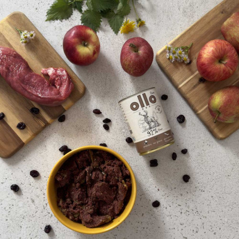 OLLO Pure Jelen – mokré krmivo pro psy – 850 g - Fotogalerie 9